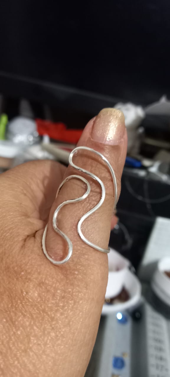 Anillo Alambre Plata