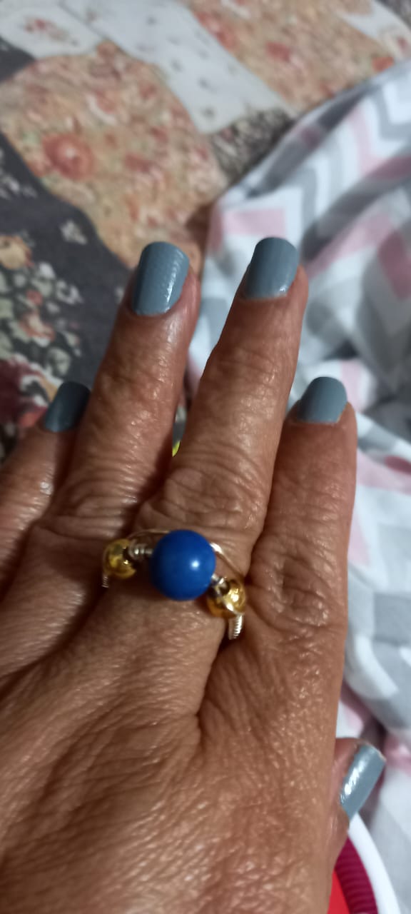 Anillo Piedra Azul