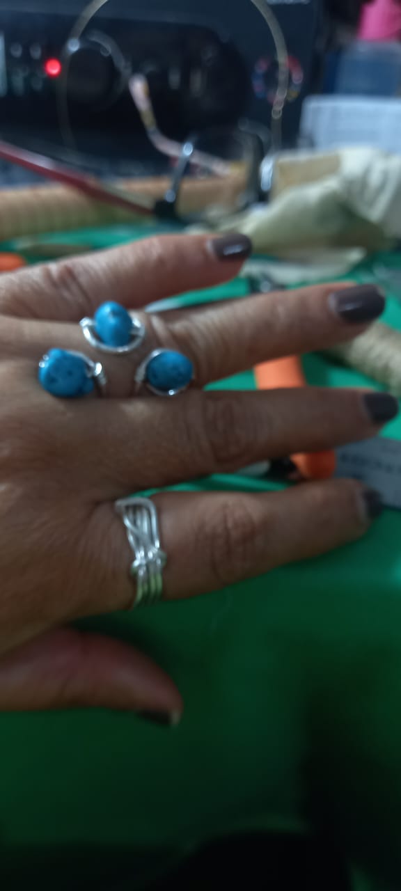 Set Turquesa Plata