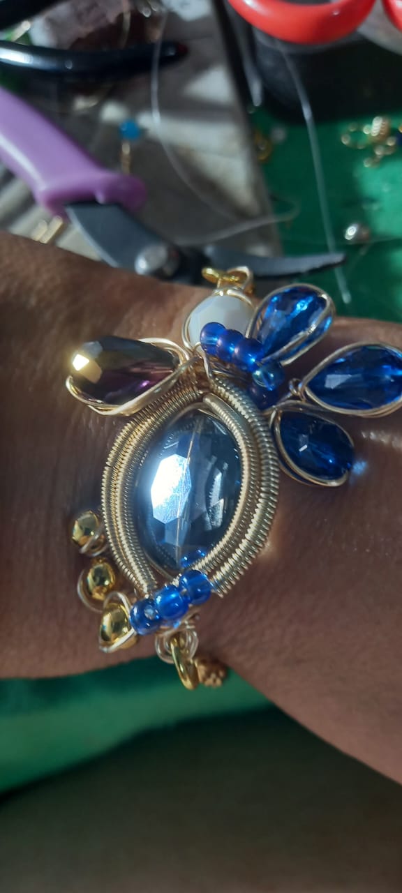 Pulsera Mariposa Azul
