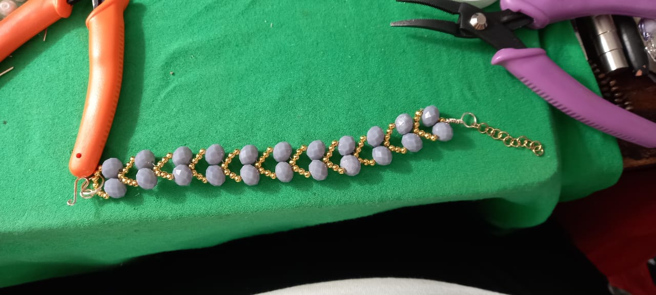 Pulsera Lila Plana