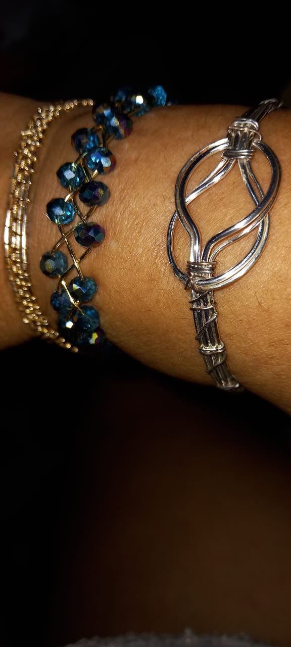 Set Iridiscente Plata